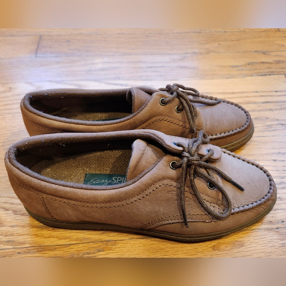 Easy Spirit Men's Tan Boat Shoes